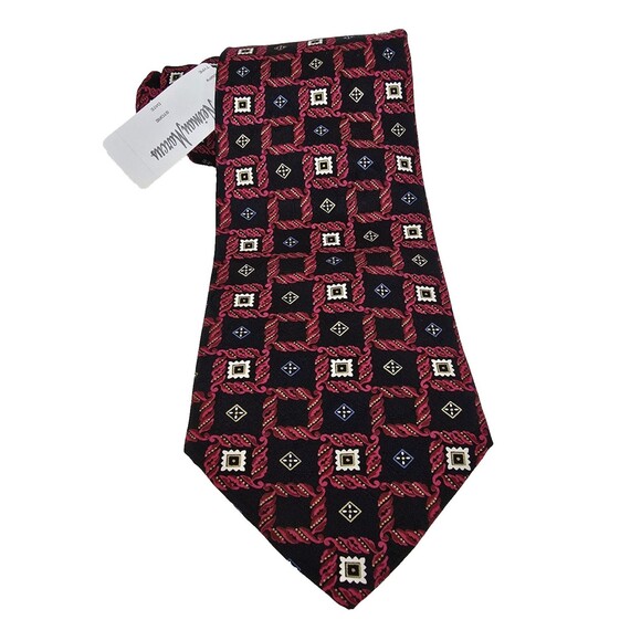 Brioni Necktie Mens Silk Geometric Pattern Tie Made In Italy Neiman Marcus New - Picture 5 of 16